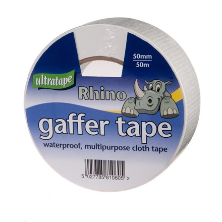 ULTRATAPE - LARGE RHINO CLOTH TAPE - 50M WHITE