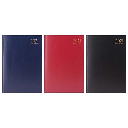 2021 A5 DIARY - A DAY A PAGE VIEW