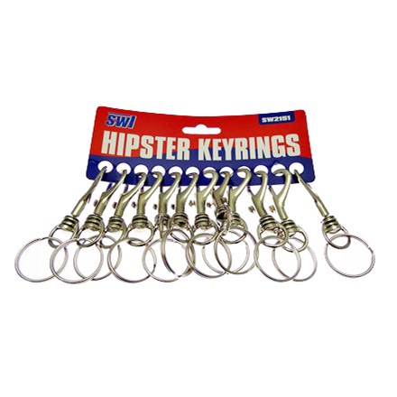 SWL - HIPSTER KEYRING - 12 PACK