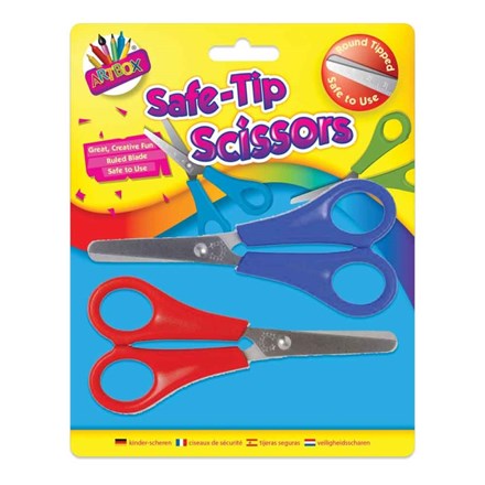 ARTBOX - SAFE-TIP SCISSORS - 2 PACK