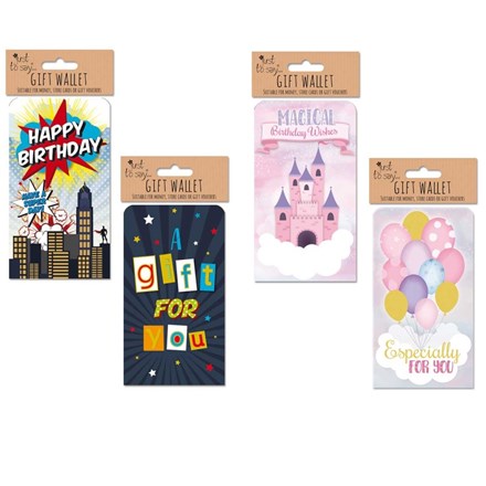 KIDS MONEY WALLET SINGLE - 4ASST