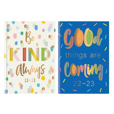 A5 CASEBOUND ACADEMIC DIARY - 2 ASST