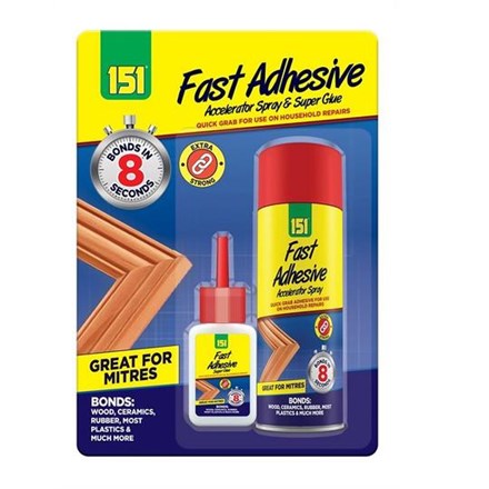 151 - FAST ADHESIVE GLUE & ACCELERATOR