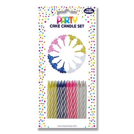 PARTY CAKE CANDLE MULTI SET