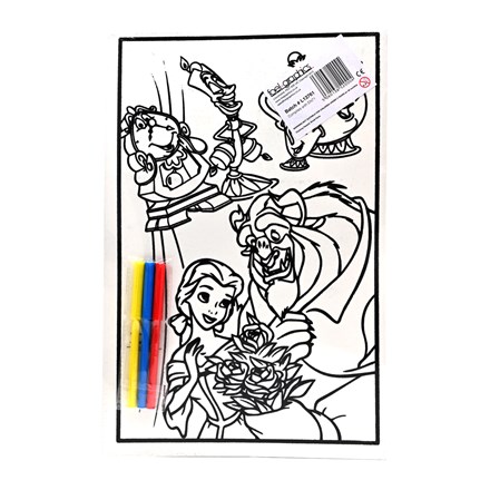 MEDIUM COLOURING BOARDS - WATCH AND CANDLE