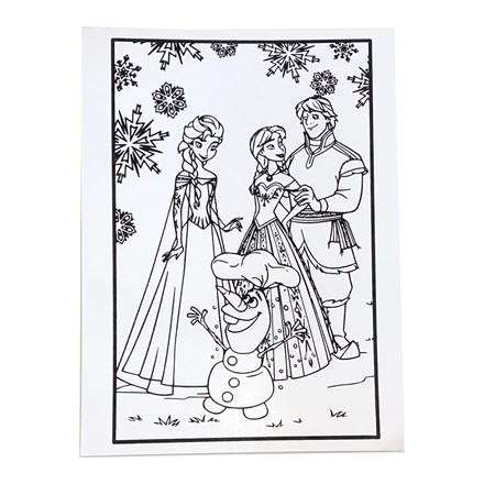 LARGE COLOURING BOARD - F. SNOWMAN