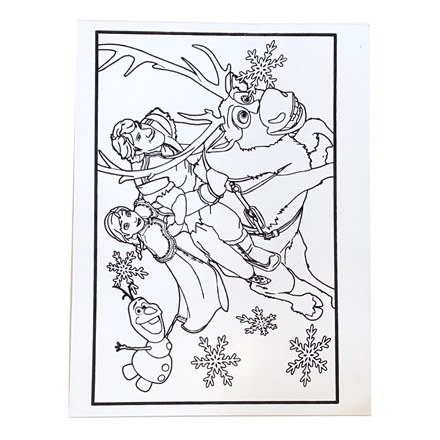 LARGE COLOURING BOARD - F. REINDEER