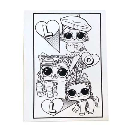 LARGE COLOURING BOARD - L. PETS 1