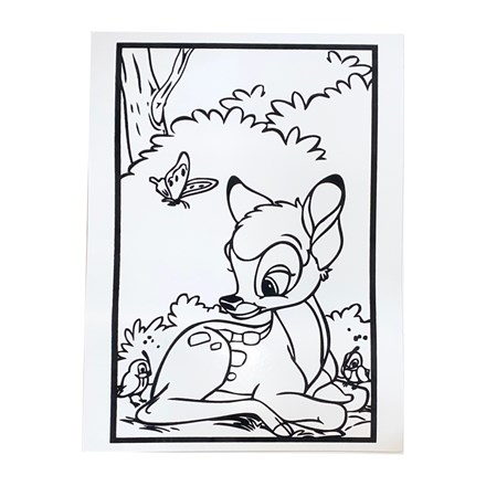 LARGE COLOURING BOARD - LITTLE DEER