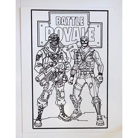 LARGE COLOURING BOARD - BATTLE 1