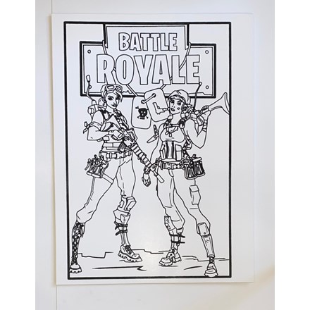 LARGE COLOURING BOARD - BATTLE 2