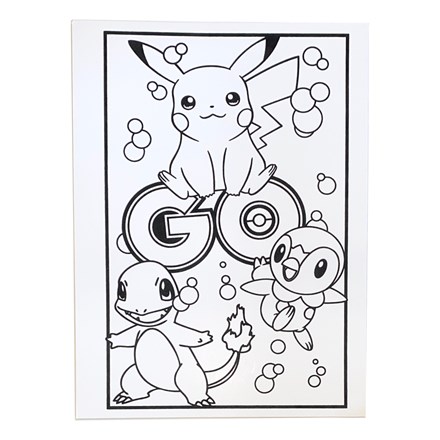 LARGE COLOURING BOARD - POCKET MONSTER 1