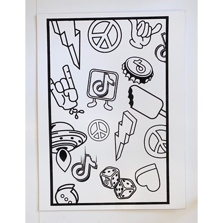 LARGE COLOURING BOARD - TOK 2