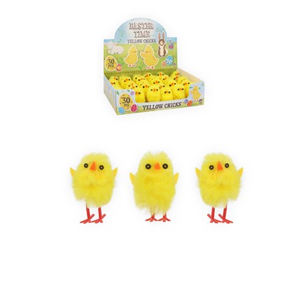 EASTER CHICKS YELLOW 3CM - 30 PACK