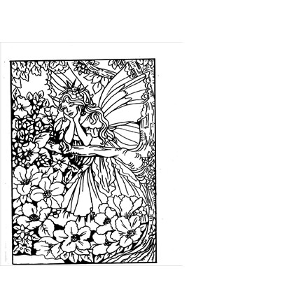 LARGE COLOURING BOARD - WILD FAIRY 2
