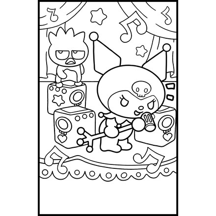 LARGE COLOURING BOARD - KAWAII