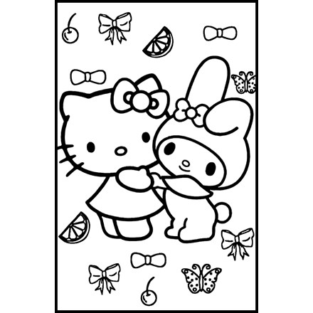 LARGE COLOURING BOARD - SWEET KITTY