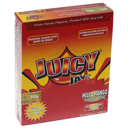 KING SIZE PAPERS JUICY JAY MELLO MANGO - 24 PACK