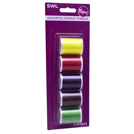 SWL - ASSORTED SEWING THREAD - 5 PACK