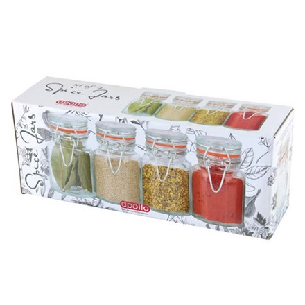 APOLLO - GLASS SPICE JAR SET