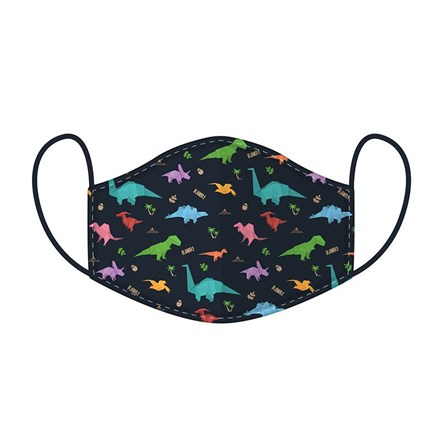 REUSABLE FACE MASK - DINOSAUR - SMALL SIZE
