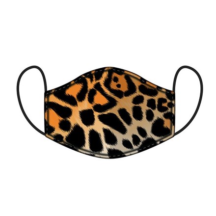 REUSABLE FACE MASK - ANIMAL PRINT - LARGE SIZE