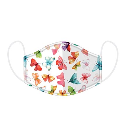 REUSABLE FACE MASK - BUTTERFLY HOUSE - LARGE SIZE