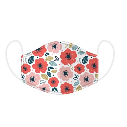 REUSABLE FACE MASK - POPPY FIELDS - LARGE SIZE