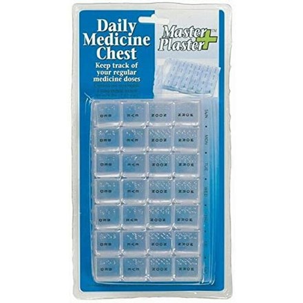 MASTER PLAST - 28 COMPARTMENT MEDICINE CHEST