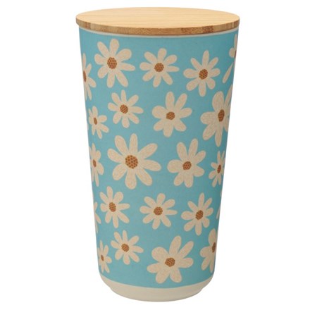 BAMBOO CANISTER - OOPSIE DAISY - LARGE
