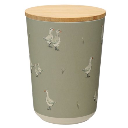 BAMBOO CANISTER - WILLOW FARM - MEDIUM