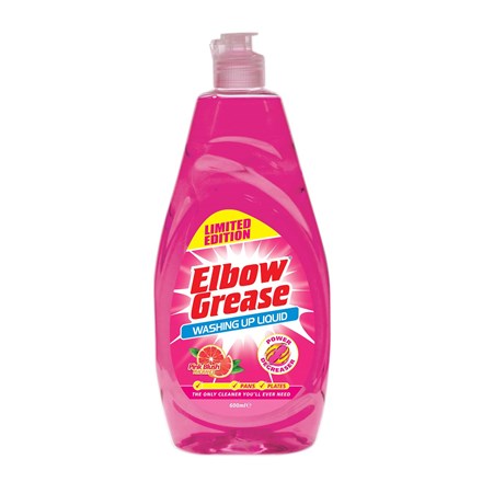 ELBOW GREASE - WASHING UP LIQUID PINK - 600ML