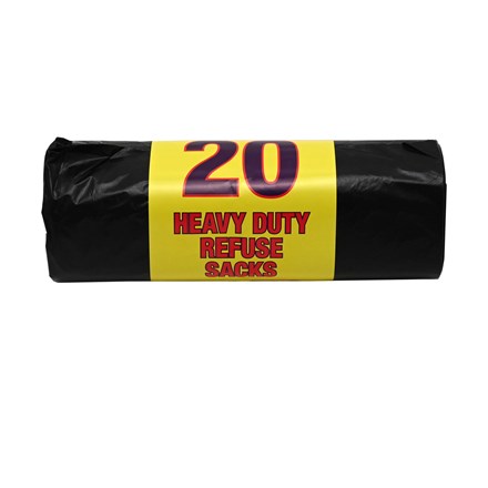 MAMMOTH REFUSE SACKS 80L - 20 PACK