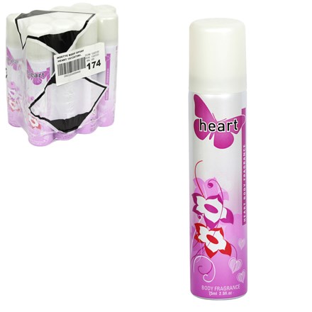 INSETTE LADIES BODYSPRAY CRYSTAL 75ML - 12 PACK