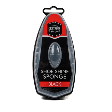 SHOETREATS - SHOE SHINE SPONGE BLACK - 12 PACK