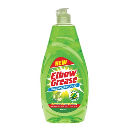 ELBOW GREASE WASHING UP LIQUID APPLE - 600 ML