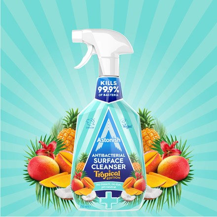 ASTONISH - ANTIBAC SURFACE CLEANSER TROPICAL EDITION - 750ML