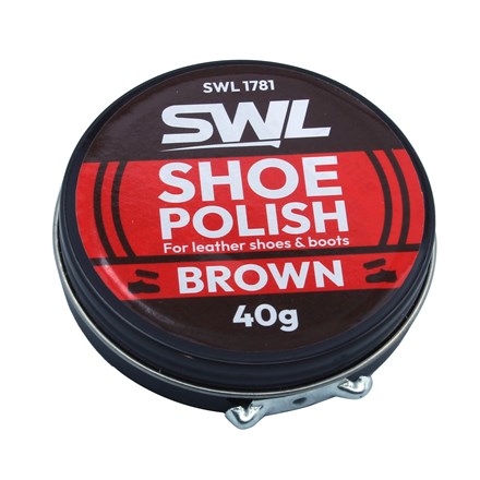 SWL - SHOE POLISH BROWN 40G