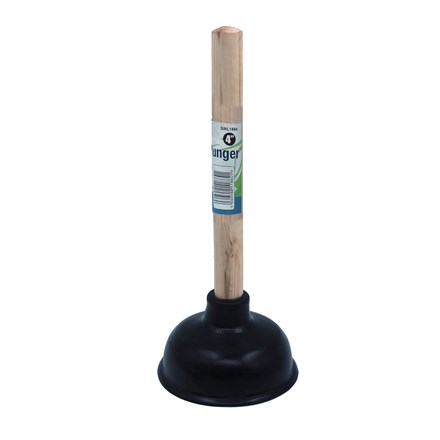 SWL - 4'' SINK PLUNGER - WOODEN HANDLE