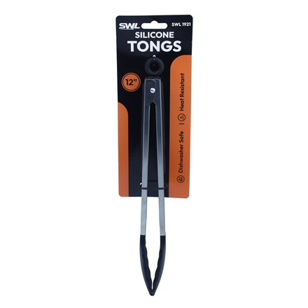 SWL - 12'' SILICONE TONGS