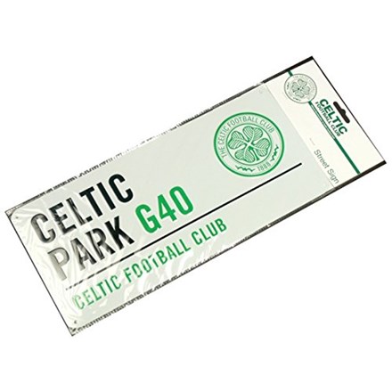 CELTIC FOOTBALL CLUB STREET SIGN