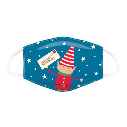 REUSABLE FACE MASK - ELFIE'S LETTER - SMALL