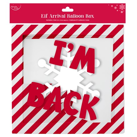 NORTH POLE - ELF ARRIVAL BALLOON DECOR BOX
