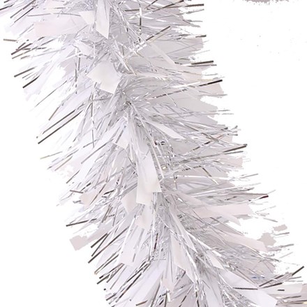 CHUNKY TINSEL - WHITE - 2M