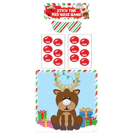 STICK THE RED NOSE GAME - 14PC