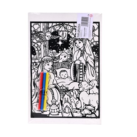 MEDIUM COLOURING BOARD - STABLE