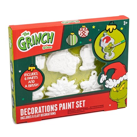 THE GRINCH DECORATIONS PAINT SET