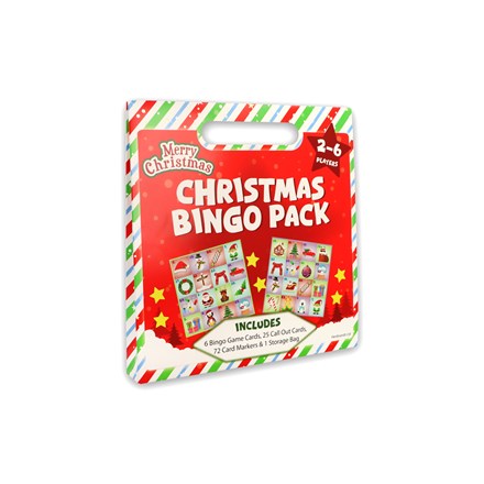 CHRISTMAS GAME BINGO PACK 6 PLAYERS