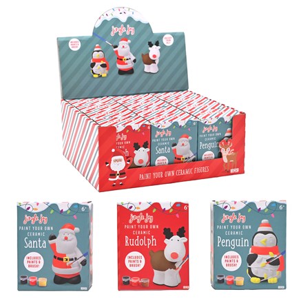 JINGLE JOY - PAINT YOUR OWN CHRISTMAS FIGURE