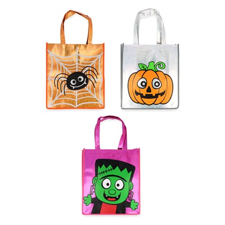 BAG HALLOWEEN 31X33 CM - 3 ASTD